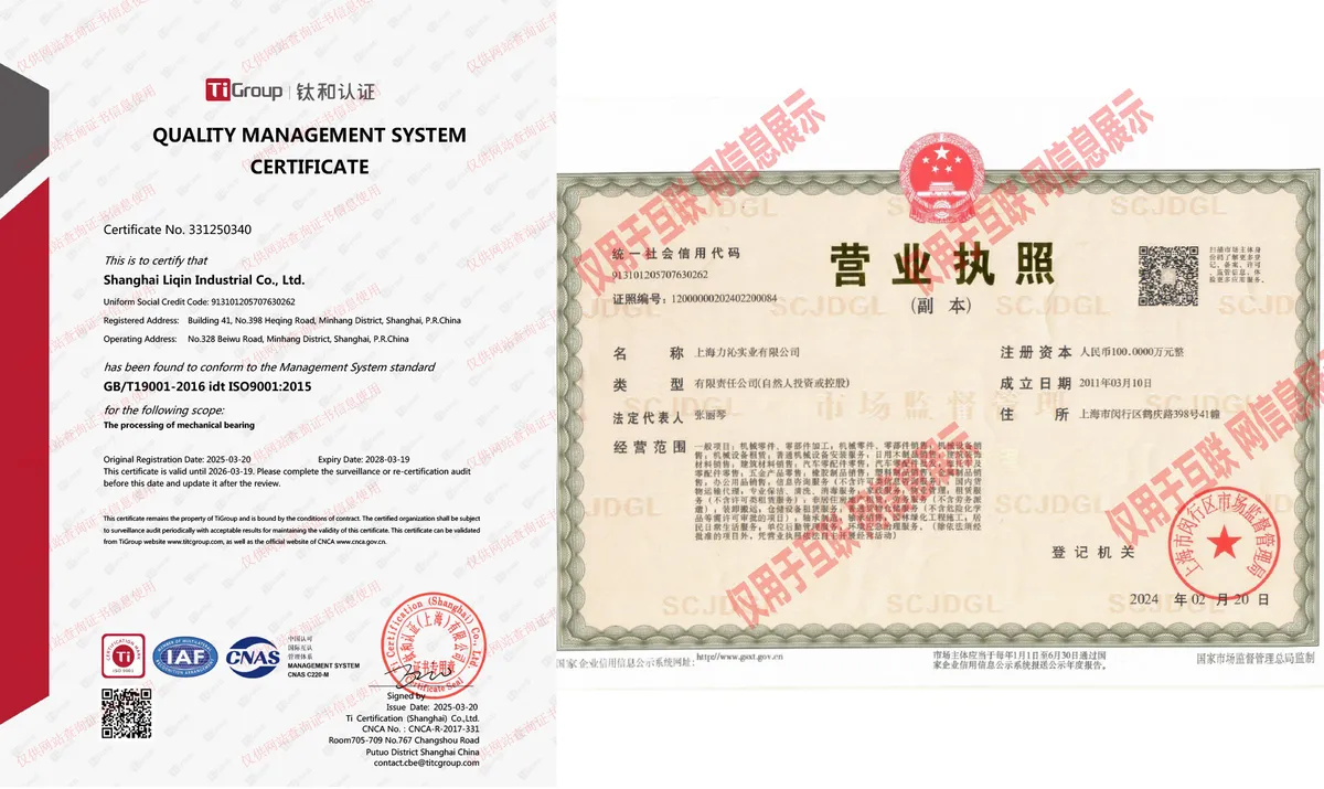 Certifications
